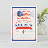 uitnodigingen ter viering van Amerika's 250ste ver (Staand voorkant)