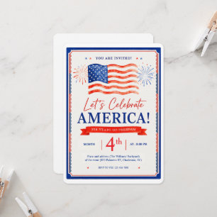 uitnodigingen ter viering van Amerika's 250ste ver