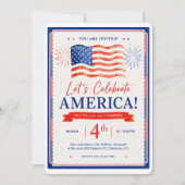 uitnodigingen ter viering van Amerika's 250ste ver (Voorkant)