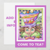 UITNODIGINGEN - THE MAD PLATTER (Voorkant / Achterkant)