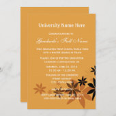 Uitnodigingen tot afstuderen (oproeping) (Voorkant / Achterkant)