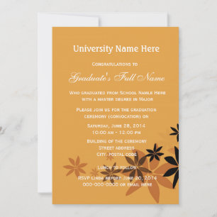 Uitnodigingen tot afstuderen (oproeping)