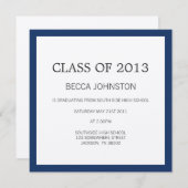 Uitnodigingen tot afstuderen zeegrens (Voorkant / Achterkant)