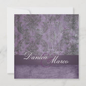  uitnodigingen tot bruiloft in Damask Wedding (Voorkant)