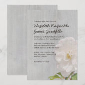  uitnodigingen tot bruiloft van Gardenia (Voorkant / Achterkant)