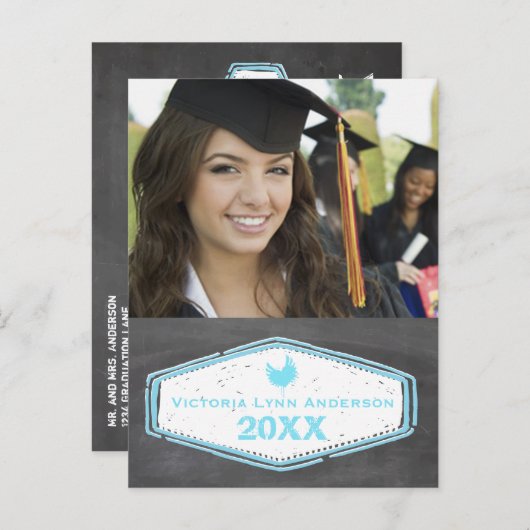 Uitnodigingen tot chrokboardveredeling (Voorkant / Achterkant)