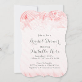 Uitnodigingen tot douche van de Starfish seashell