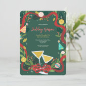 Uitnodigingen tot feestdag (Staand voorkant)