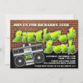 Uitnodigingen tot geboorte van de oude schooltop (Voorkant)