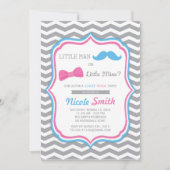 Uitnodigingen tot genderbekendmaking / uitnodiging (Voorkant)