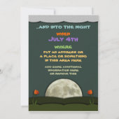 Uitnodigingen tot hereniging op dag en nacht (Achterkant)