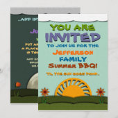 Uitnodigingen tot hereniging op dag en nacht (Voorkant / Achterkant)