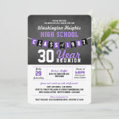 Uitnodigingen tot hereniging van Chalkboard Banner (Staand voorkant)