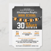 Uitnodigingen tot hereniging van Chalkboard Banner (Voorkant)