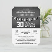 Uitnodigingen tot hereniging van Chalkboard Banner (Staand voorkant)