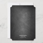 Uitnodigingen tot hereniging van Chalkboard Banner (Achterkant)