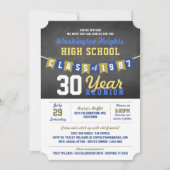 Uitnodigingen tot hereniging van Chalkboard Banner (Voorkant)