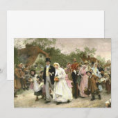 Uitnodigingen tot het douchen van bruiloft, verlov (Voorkant / Achterkant)