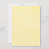 Uitnodigingen tot het douchen van zonnebloempitten (Achterkant)