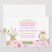 Uitnodigingen tot het drogen van paaseieren (Voorkant / Achterkant)