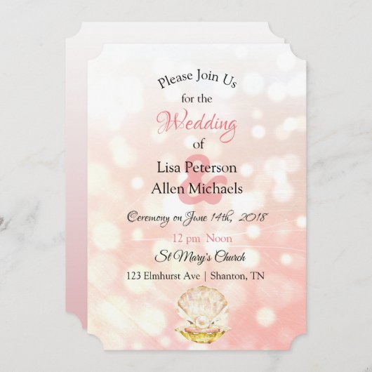 Uitnodigingen tot het indienen van zeeboringen met (Voorkant / Achterkant)