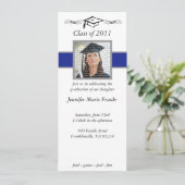 Uitnodigingen tot het studeren van de Blauwe, Zwar (Staand voorkant)