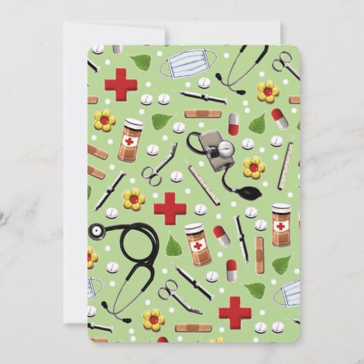 Uitnodigingen tot het studeren van de Med School (Achterkant)