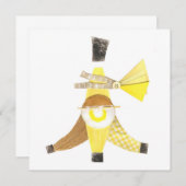 Uitnodigingen tot het verdelen van bananen (Voorkant / Achterkant)