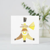 Uitnodigingen tot het verdelen van bananen (Staand voorkant)