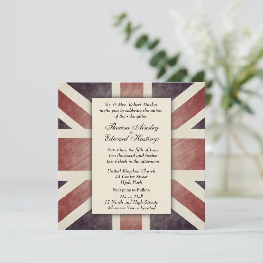 Uitnodigingen tot het voeren van een noodlottige B (Staand voorkant)