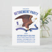 Uitnodigingen tot militaire uittreding | Eagle (Staand voorkant)