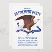 Uitnodigingen tot militaire uittreding | Eagle (Voorkant / Achterkant)