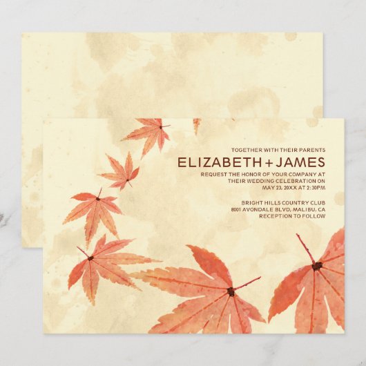 Uitnodigingen tot oproerllen met lende huiden (Voorkant / Achterkant)