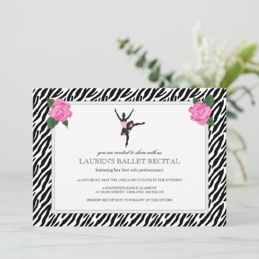 Uitnodigingen tot overweging van ballet (Staand voorkant)
