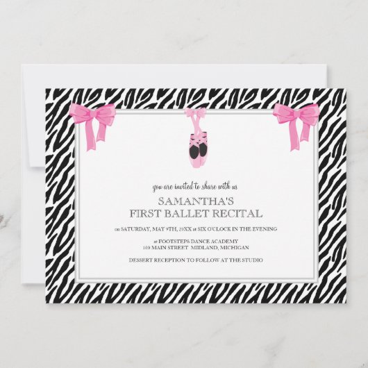 Uitnodigingen tot overweging van ballet (Voorkant)