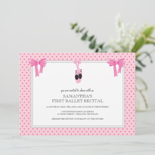 Uitnodigingen tot overweging van ballet (Staand voorkant)