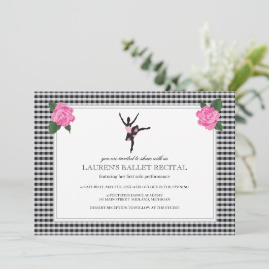 Uitnodigingen tot overweging van ballet (Staand voorkant)