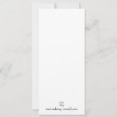 Uitnodigingen tot Paarse en Gold School (Achterkant)