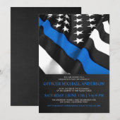 Uitnodigingen tot politieopleiding | Amerikaanse v (Voorkant / Achterkant)