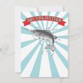 Uitnodigingen tot Poster van de vispartij (Achterkant)