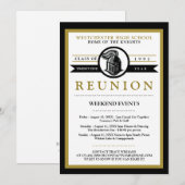 Uitnodigingen tot reünie van de middelbare school  (Voorkant / Achterkant)
