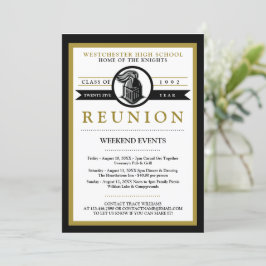 Uitnodigingen tot reünie van de middelbare school