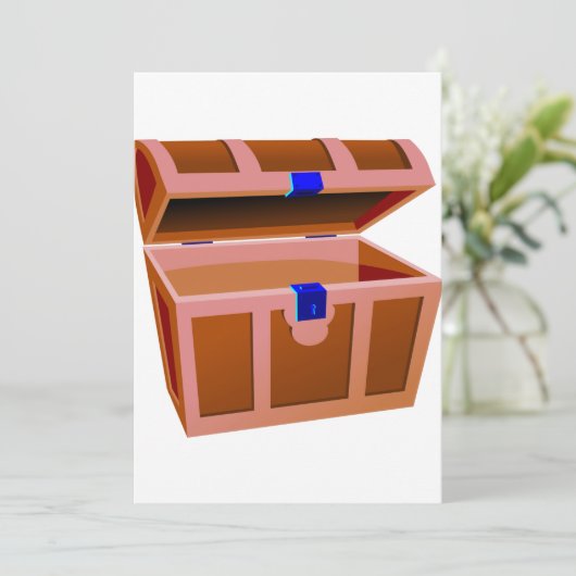 Uitnodigingen tot schatkist (Staand voorkant)