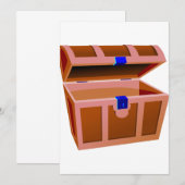 Uitnodigingen tot schatkist (Voorkant / Achterkant)