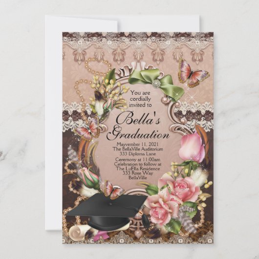 Uitnodigingen tot studeren meisjes (Voorkant)