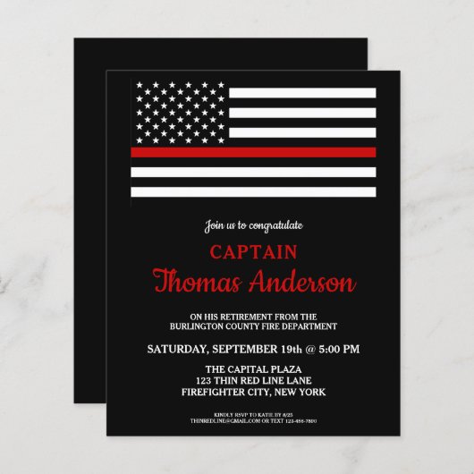 Uitnodigingen tot uittreding uit de begrotingstech (Voorkant / Achterkant)