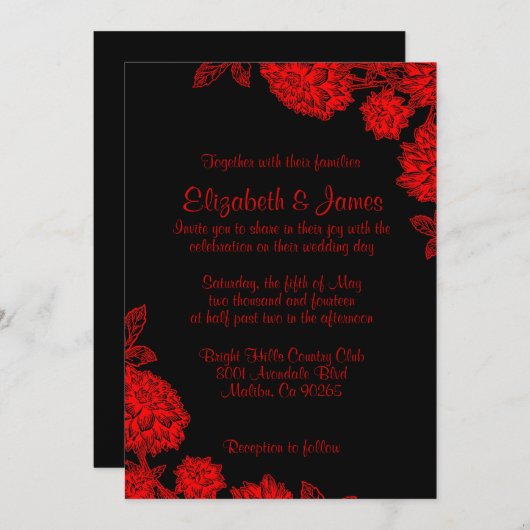 Uitnodigingen tot uitzending van bruinaards- en ro (Voorkant / Achterkant)