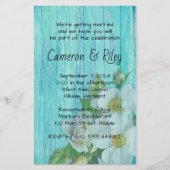 Uitnodigingen tot uitzending van de huwelijkswedst flyer (Voorkant)