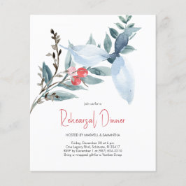 Uitnodigingen tot Waterverf van begrotingsweddensc