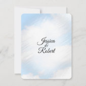 Uitnodigingen tot weddenschappen op wolken (Achterkant)